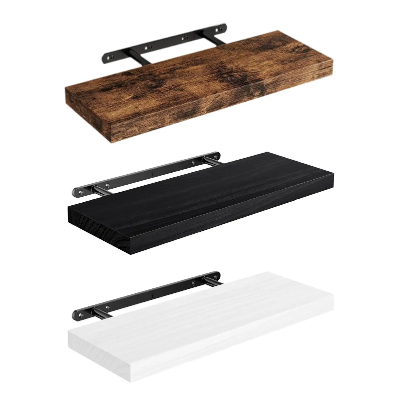 Shelf Bracket Pair - Плавающая настенная полка, декоративная, прочная, многофункциональная,