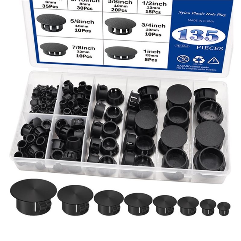 Furniture Hardware Connectors - AFOURT-Наконечники для мебельного шкафа, 135 шт.,