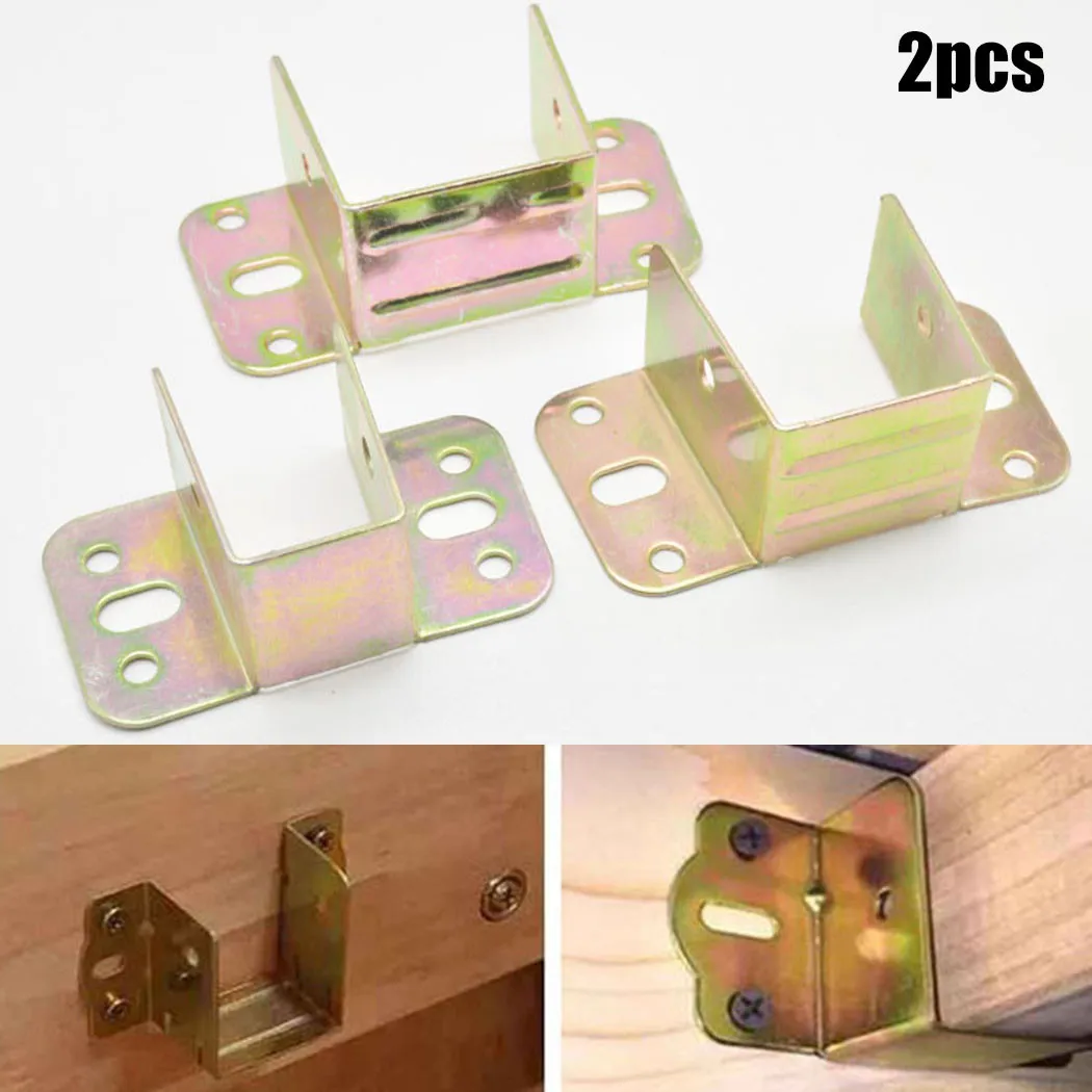 Furniture Hardware Connectors - 2 шт. U-образный металлический кронштейн для