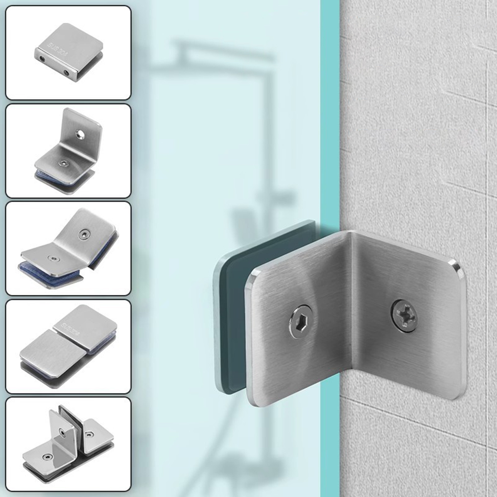 Furniture Hardware Connectors - Нержавеющая сталь 90 ° Зажимы для
