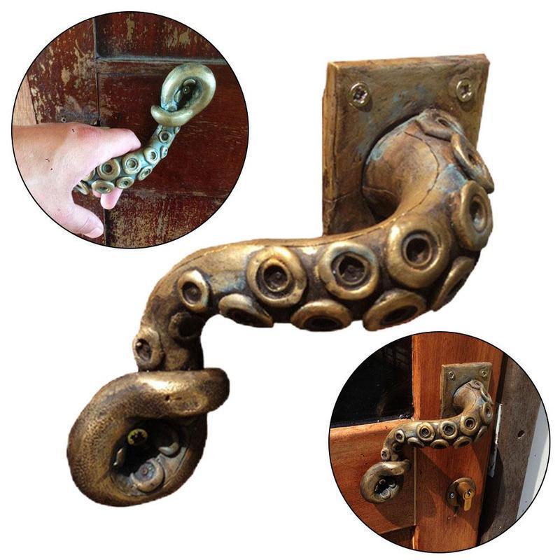 Furniture Joint Hardware - Винтажная дверная ручка в виде осьминога