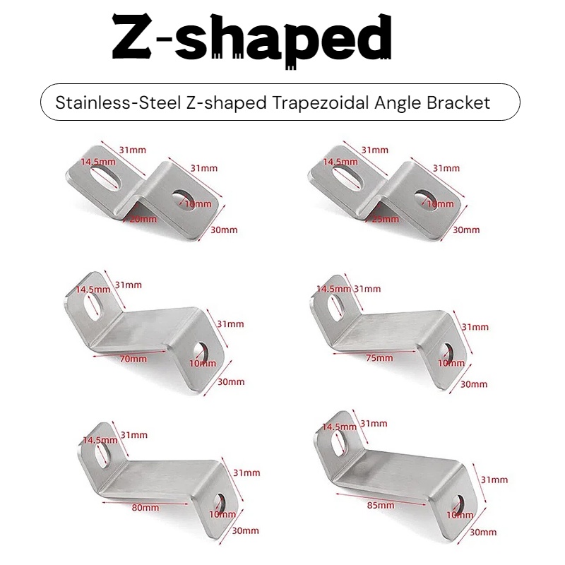 Угловой кронштейн Z-образной ф – обзор и цена Furniture Hardware Connectors