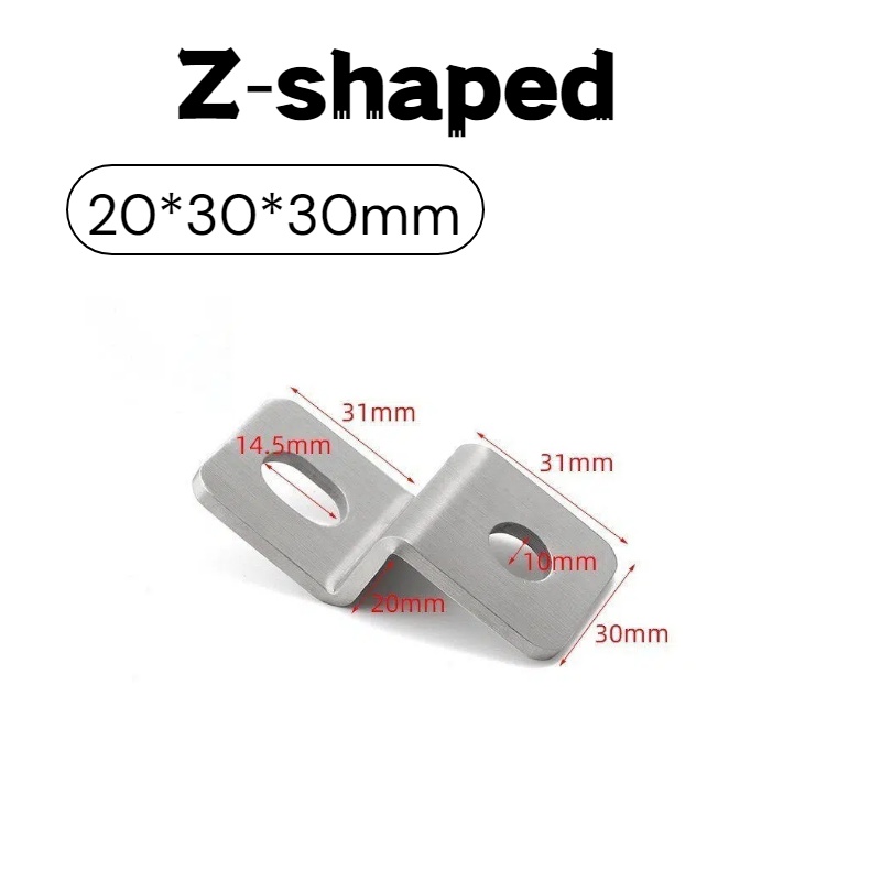 Угловой кронштейн Z-образной ф – обзор и цена Furniture Hardware Connectors