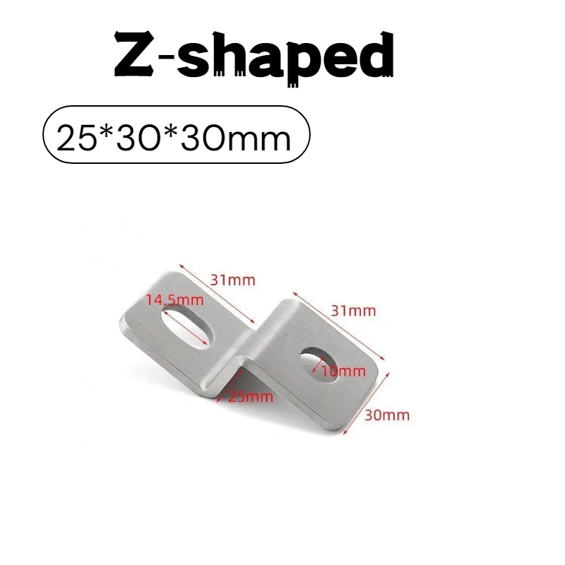 Угловой кронштейн Z-образной ф – обзор и цена Furniture Hardware Connectors