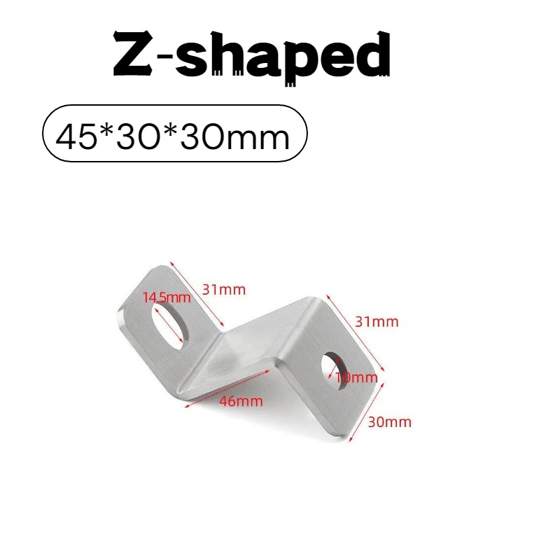 Угловой кронштейн Z-образной ф – обзор и цена Furniture Hardware Connectors