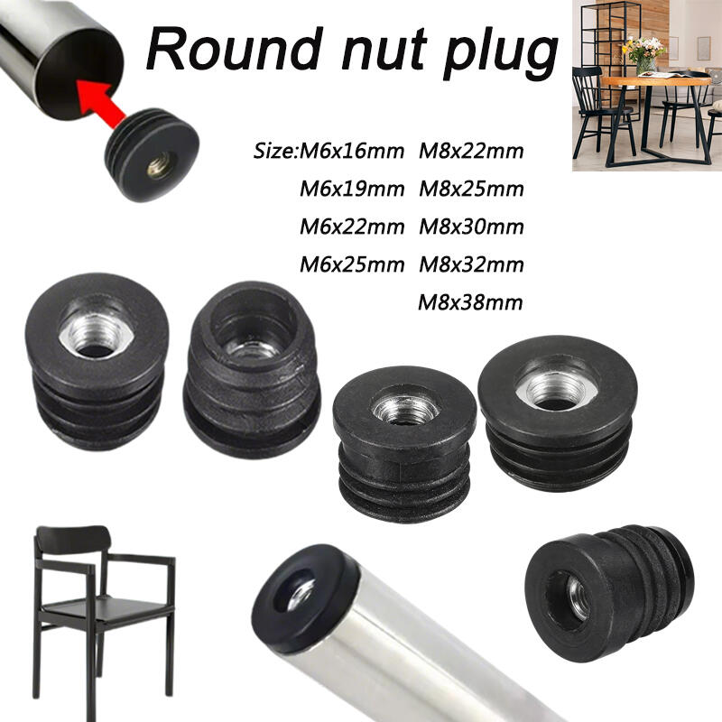 4/8/12 шт. круглые заглушки дл – обзор и цена Furniture Hardware Connectors