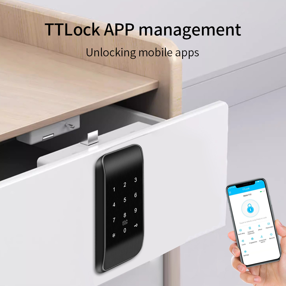 TTLOCK 13,56 МГц замок ящика с – обзор и цена Furniture Hardware Locks