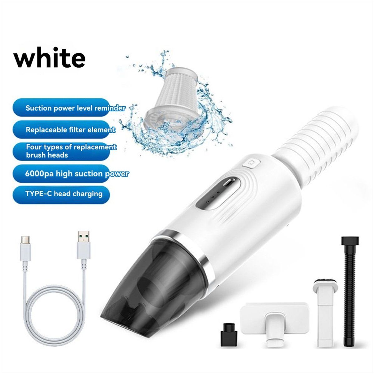 Автомобильный пылесос, мощный  – обзор и цена Furniture Hardware Cleaner