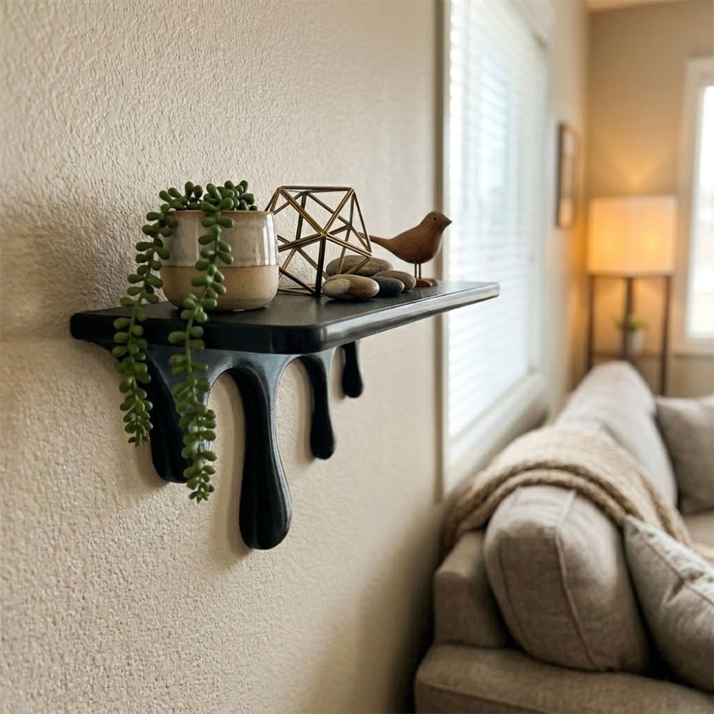 3D-печатная настенная полка-по – обзор и цена Shelf Bracket Pair