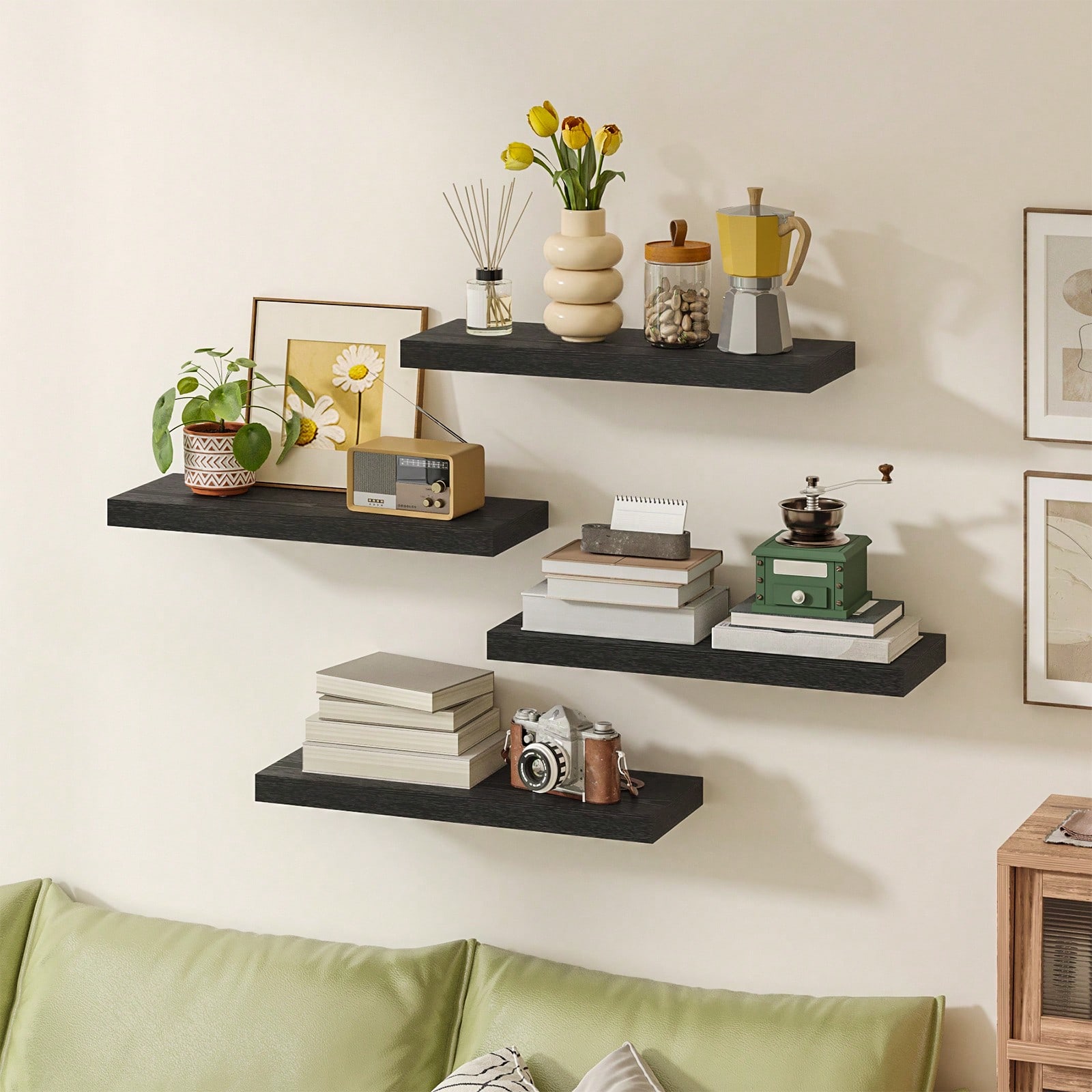 Набор из 4 плавающих полок, со – обзор и цена Shelf Bracket Pair